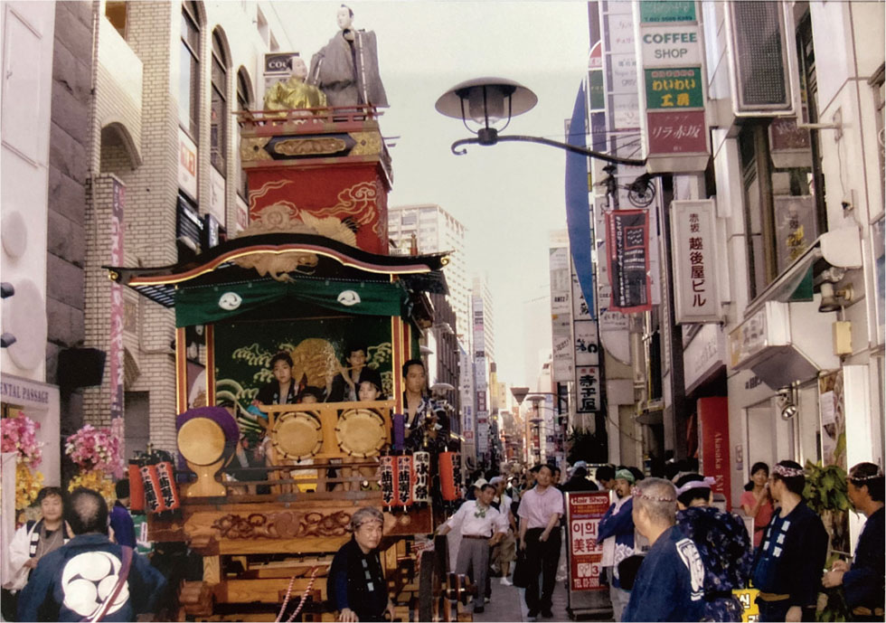 赤坂氷川山車　復興物語