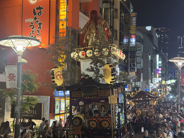 令和７年度赤坂氷川祭　宵宮巡行