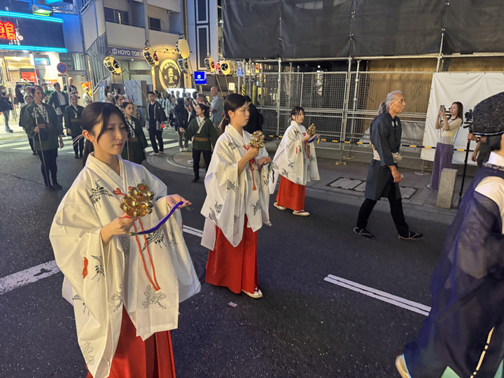 令和７年度赤坂氷川祭　宵宮巡行