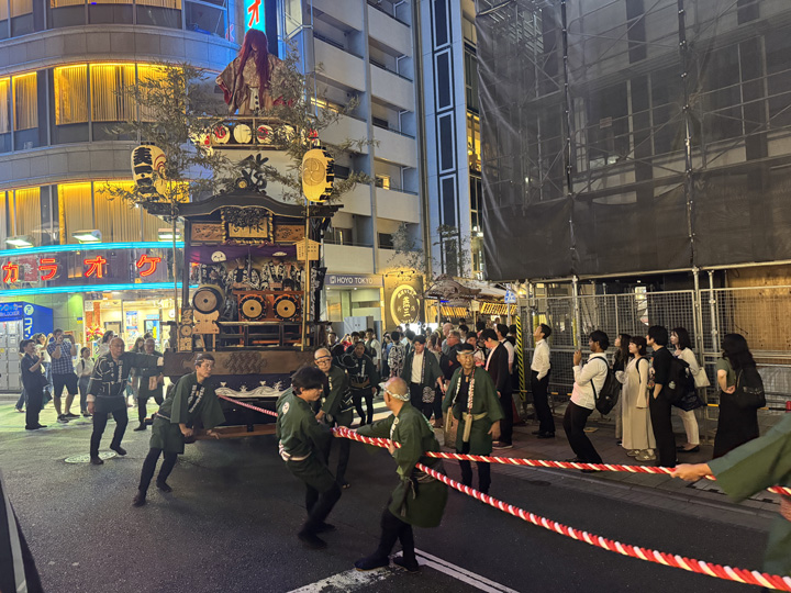 令和７年度赤坂氷川祭　宵宮巡行