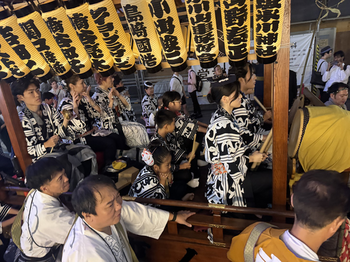 令和７年度赤坂氷川祭　宵宮巡行