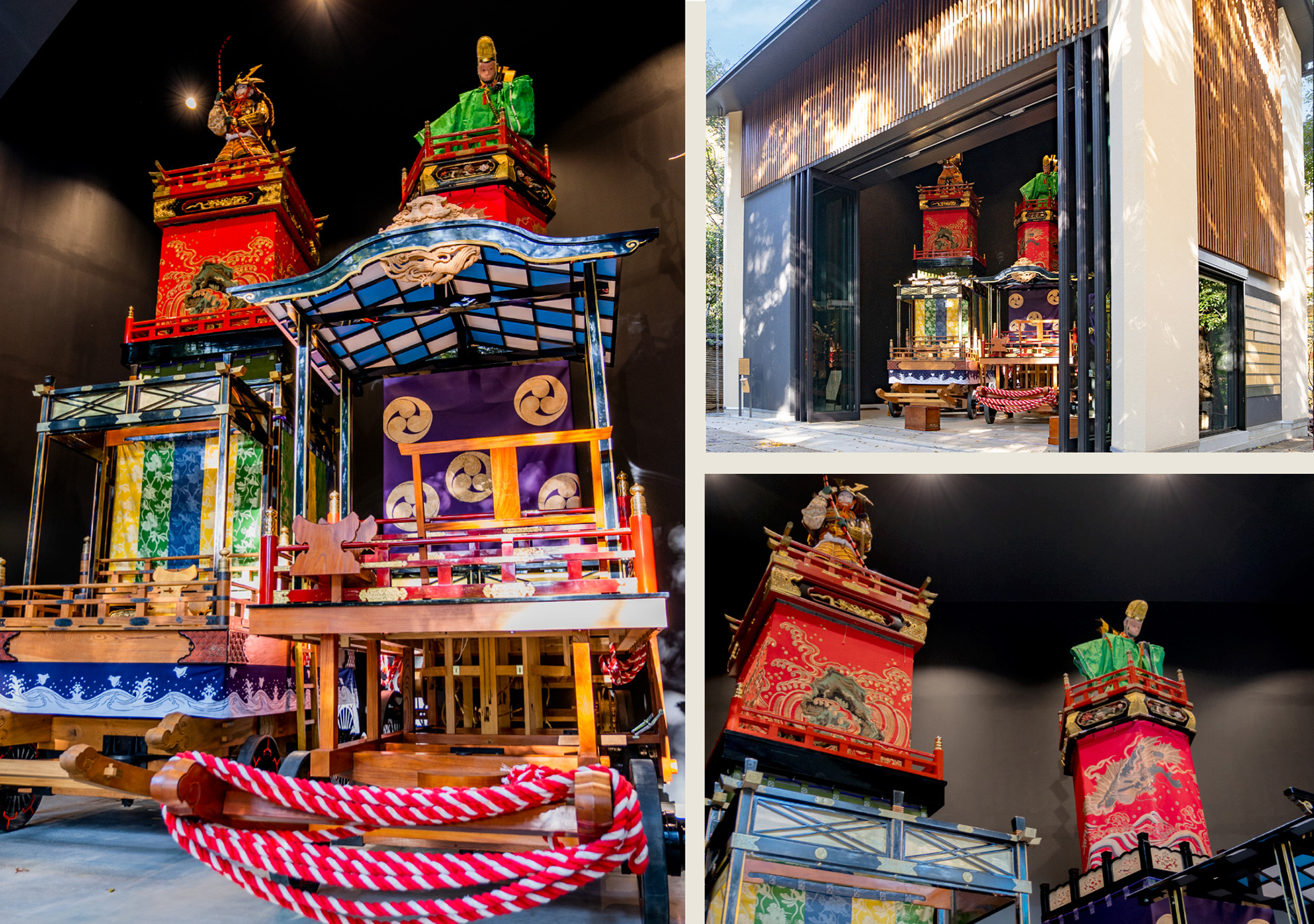 山車展示場の紹介 赤坂氷川神社　赤坂氷川祭展示場